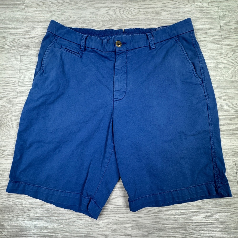 Ballin Men's Shorts Drummond 9 Inch Inseam True Navy Blue‎ Size 33 Chino Cotton